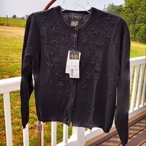 Brand New Requirements Cotton/Ramie Cardigan Size PS